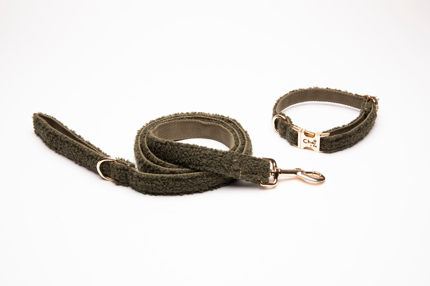 Olive Sherpa - Dog Leash