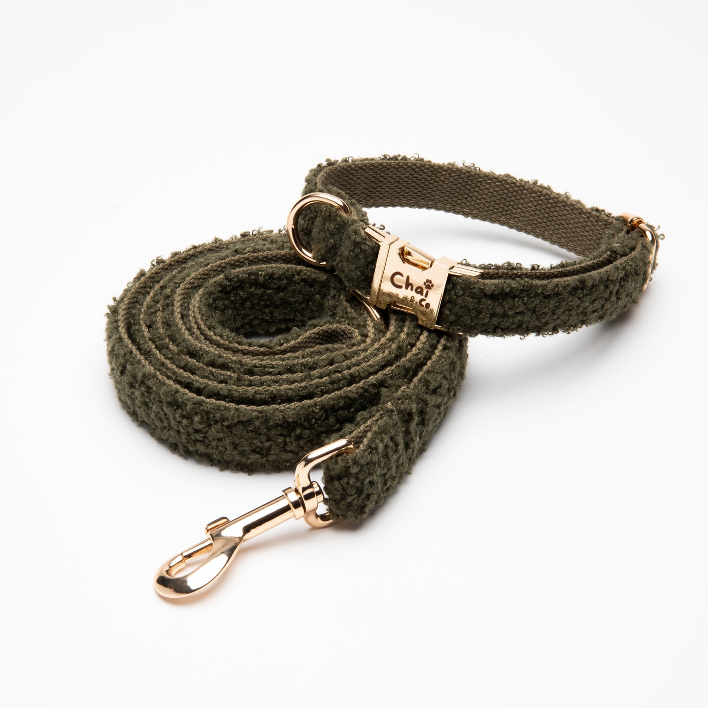 Olive Sherpa - Dog Leash